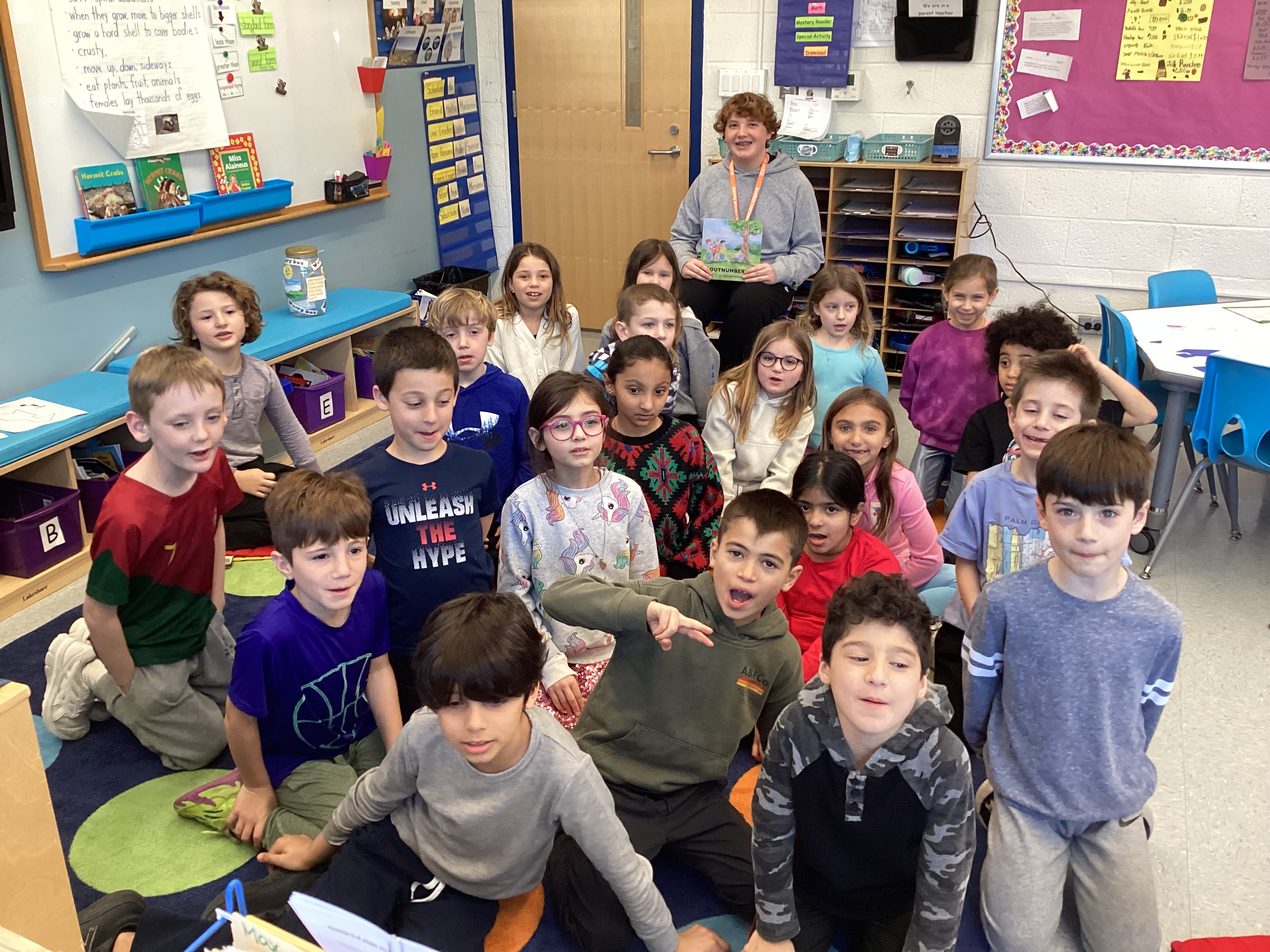 Zach teaching a class